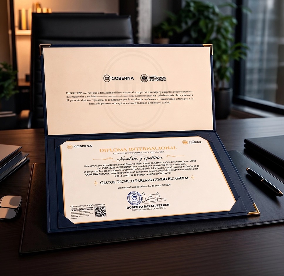 Diploma Técnico en Gestión Parlamentaria Bicameral — folder abierto